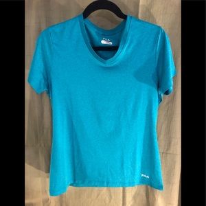 Brand new FILA  Aqua teal t shirt